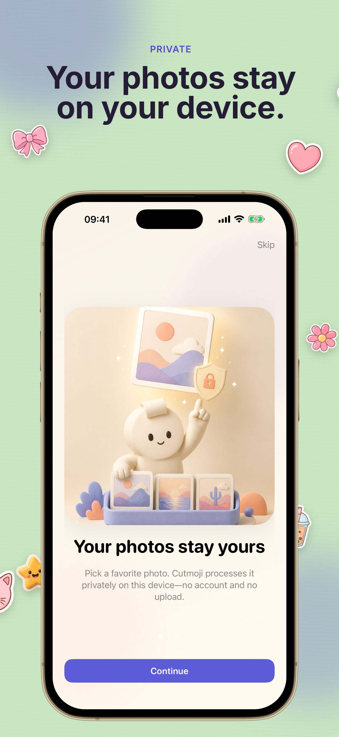 Cutmoji: Sticker Maker cutout editor with subject lift and sticker border