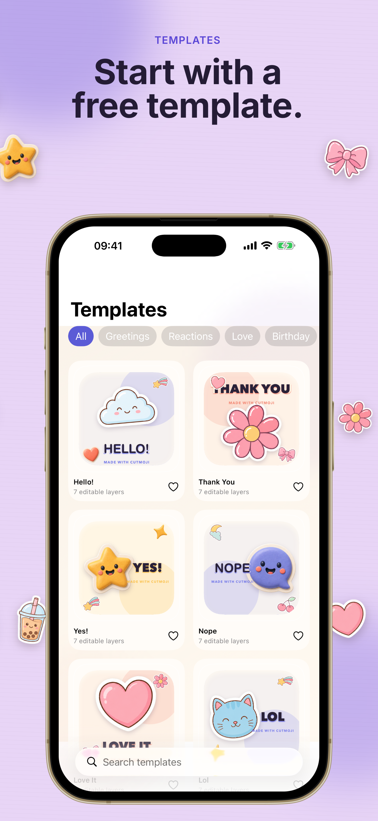 Cutmoji: Sticker Maker sticker pack manager and sharing options